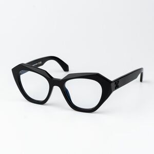 Off-White STYLE 43 Women Eyeglasses Black Cat Eye OERJ043 STYLE 43 1000 NEW AUT